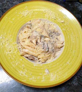 Carbonara cu ciuperci