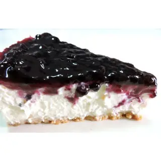 tarta de queso con arándanos