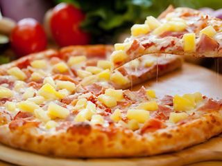 Pizza hawaiana (33cm).