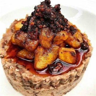 Ewa Agoyin and Fried Plantain