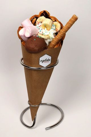 Bubble Waffle de Banana 