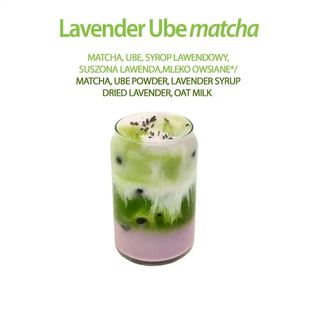 Lavender Ube matcha can