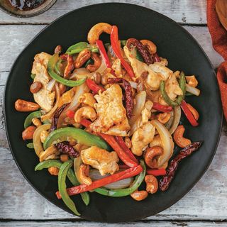 chicken with cashewnuts and green pepper