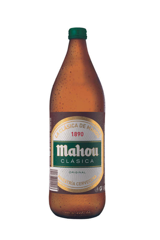 Mahou Clásica Cerveza Botella 1L