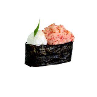 Вершковий гункан з креветкою (60г)