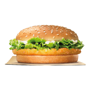 45 burger chicken with chips 