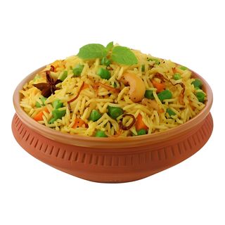 Biryani de carne de soja