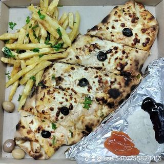 Baguette farcie escalope grillé