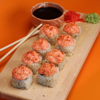 Запеченный с креветкой