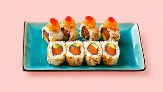 Sake tartar roll 8