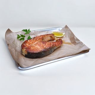 Łosoś stek smażony 300g