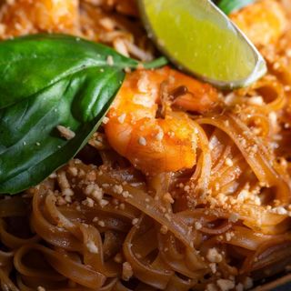 45 Pad thai di Gamberi 