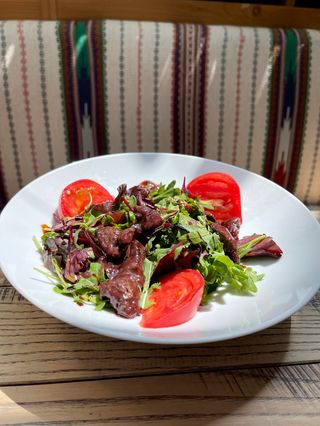 Салат з курячою печінкою (250г)