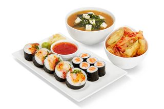 Łosoś-krewetka Obiad