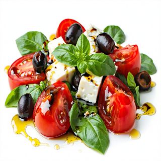 Ensalada De Tomate Estilo Mediterráneo