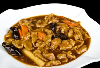 36. Porco Cogumelo Chineses e Bambu