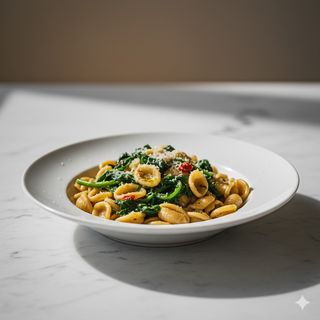 Orecchiette con cime di rapa
