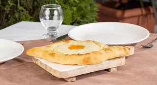 აჭარული ხაჭაპური ცომგამოცლილი