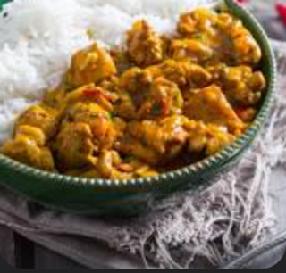 Plato De Pollo Al Curry