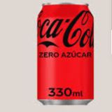 Coca-Cola Zero Azúcar lata 330ml.