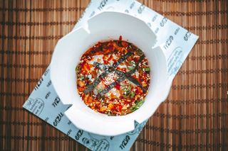 Riso saltato in wok coreano con bacon