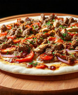 Pizza Turca Con Queso