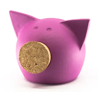 Pusculita ceramica Chalk Collection XS Magenta (XS)