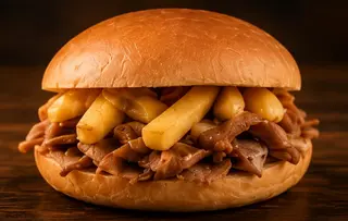 Panino carne e patate