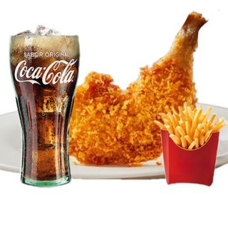 Menú jamoncito de muslos 2 piezas