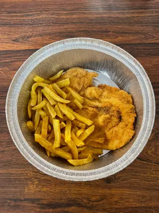 Pollo rebozado