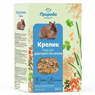 Корм Природа для довгошерстного кролика 500г