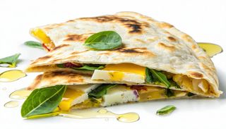 Fesa, grana, olio limone, rucola - piadina