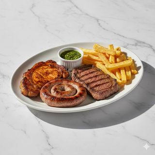 Churrasco Mixto Con Criollo