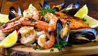 Mix de fructe de mare grill