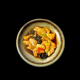 74. Pollo con verdure