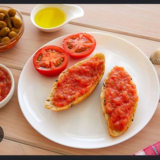 Baguette de aceite y tomate