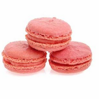 Macaron cu crema de capșuni