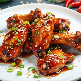 Sweet & Sour Sticky Chicken Wings