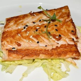 601. Salmone alla piastra