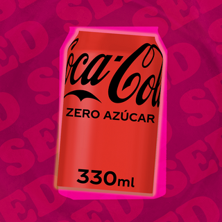 Coca-Cola Zero lata 330ml.