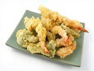 Tempura de marisco