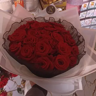 Bouquet de fleurs amour 