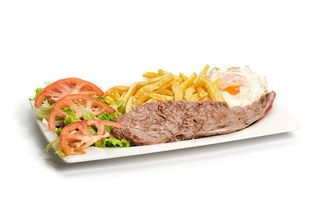 Combinado de bistec