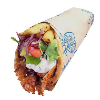 Gyros porc pita mare