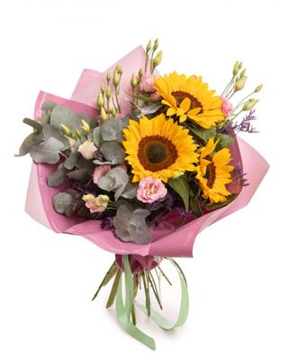 Buchet cu floarea-soarelui „Sunlight Symphony”