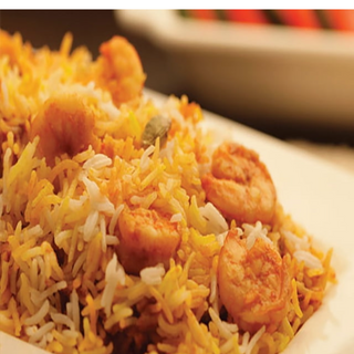 Gambas biryani