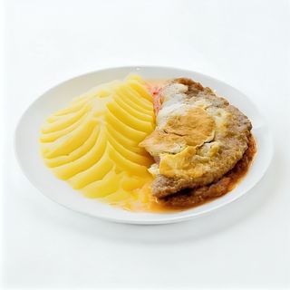 Бризоль с пюре