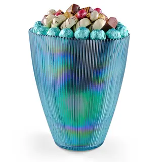 Vase Cristal Bleu Gm