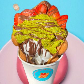 დუბაის შოკოლადის ბაბლ ვაფლი