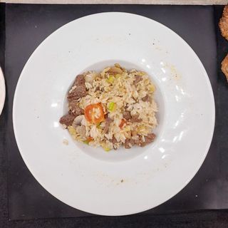 Risotto with steak 350gr